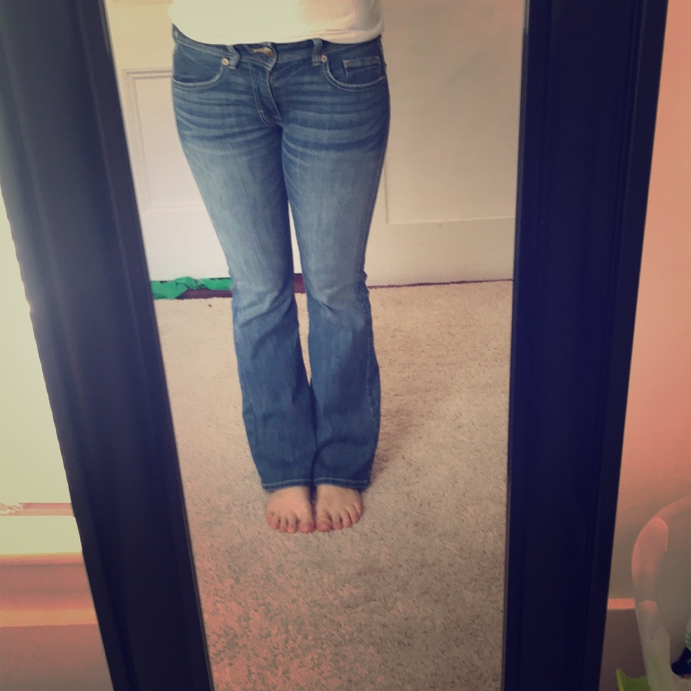 American Eagle Kick Boot Dark Wash Jeans